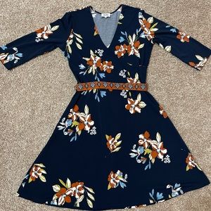 Leota - Reye Jersey Faux Wrap Dress